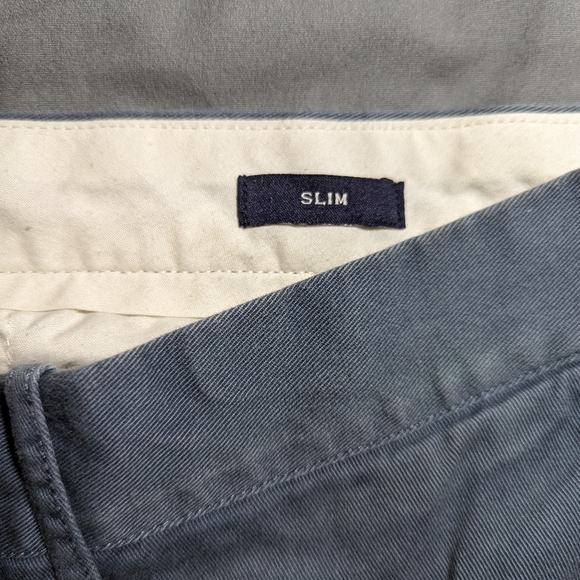 J Crew 33x30 slim flex chinos, blue - Picture 4 of 7